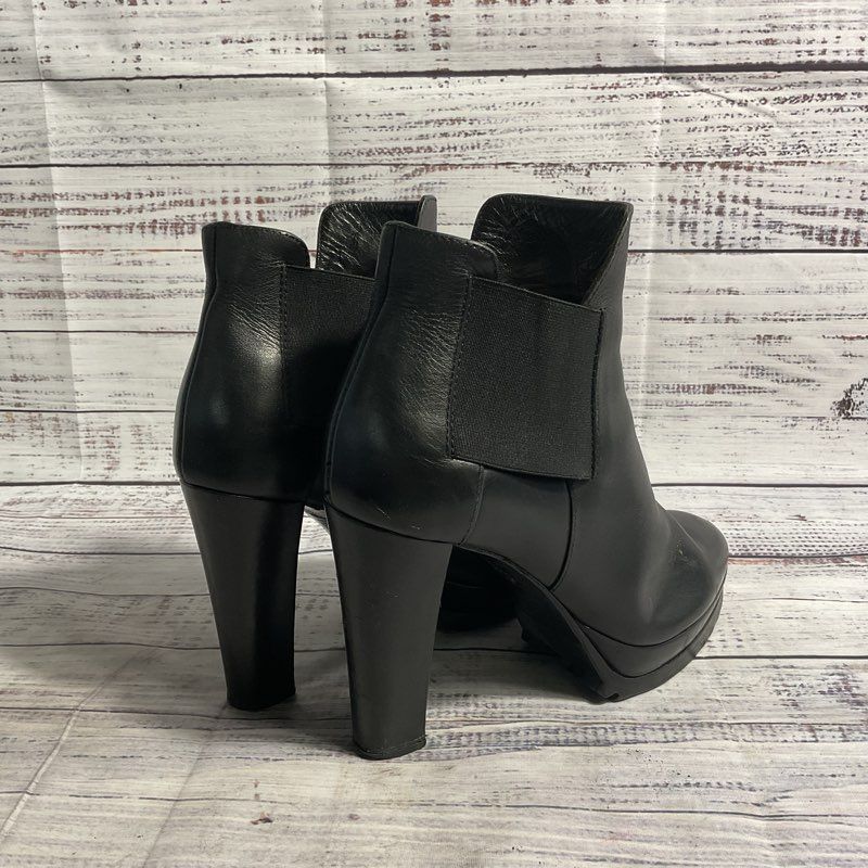 All Saints Sarris Black Leather Chelsea Boot Women's 7 US