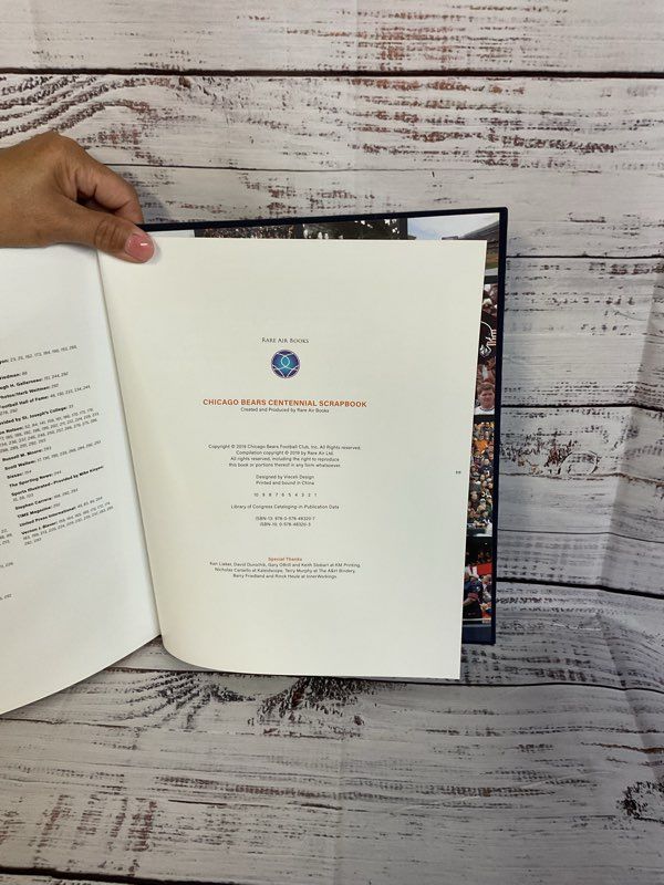 Chicago Bears Centennial Scrapbook By Virginia McCaskey