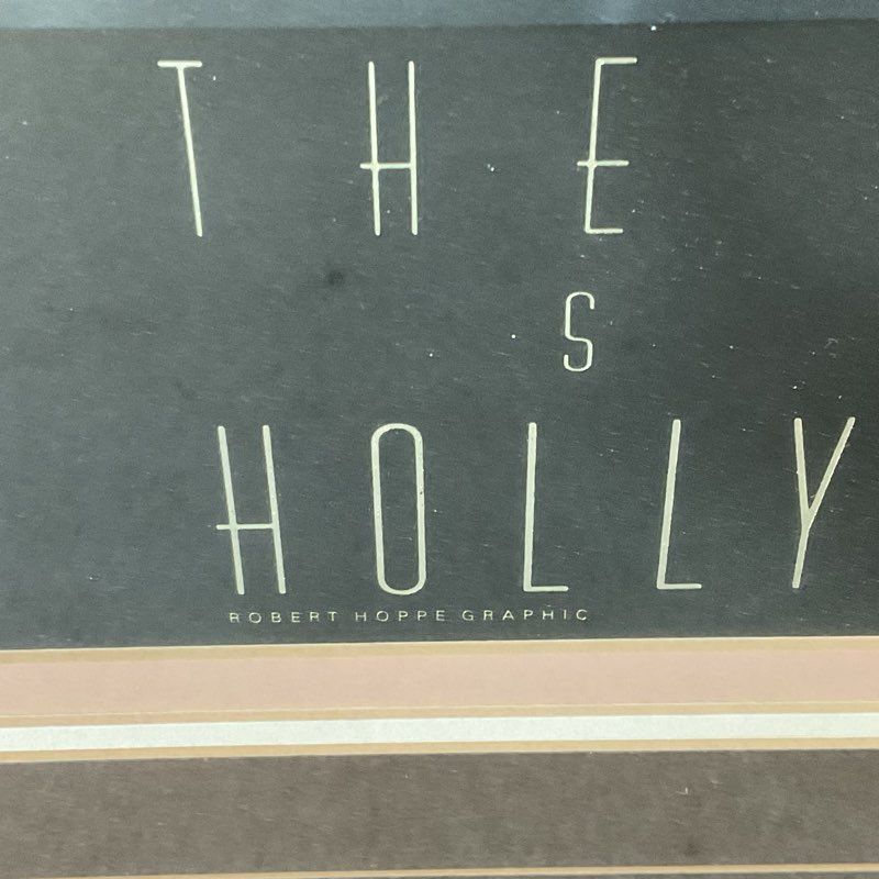 ROBERT HOPPE Hollywood 1987 Reporter Hollywood 100th Anniversary Print/Poster