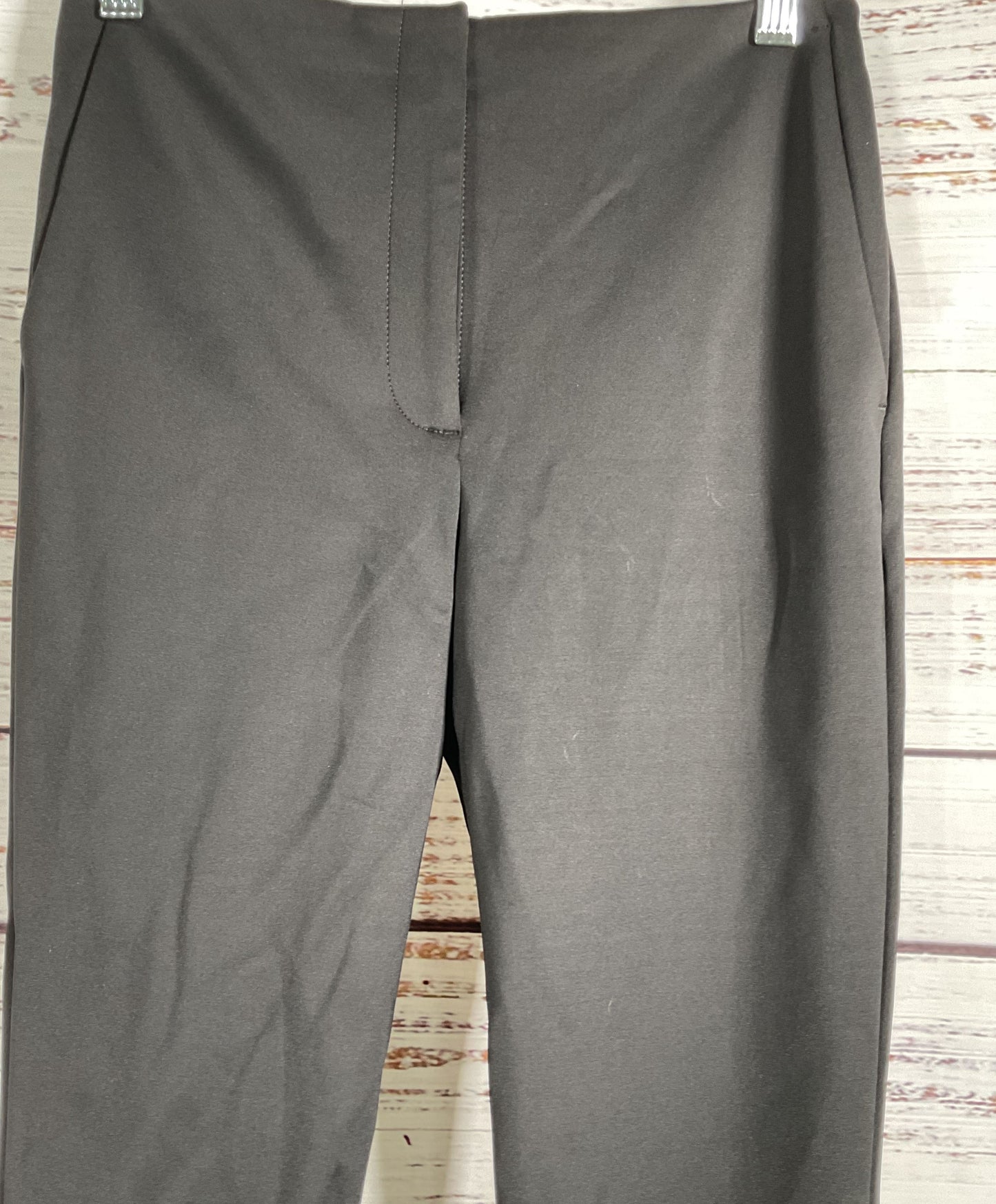 Theory Tennyson Slim Tech Knit Straight Leg Pants Black 0