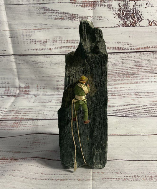 Diamond Sawn Slate Yewdale Lakeland Stone Crafts Rock Climber Decorative Piece