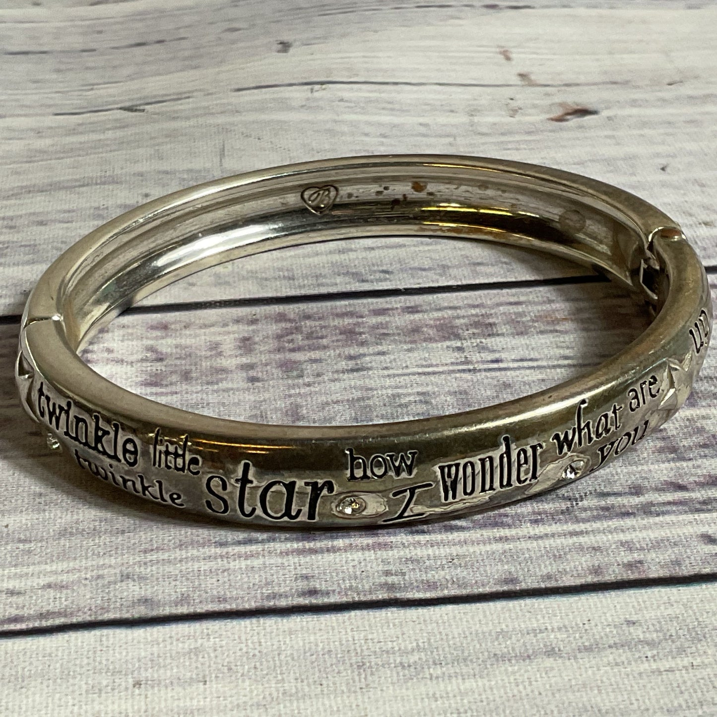 BRIGHTON Twinkle Little Star Rhinestone Bangle Bracelet