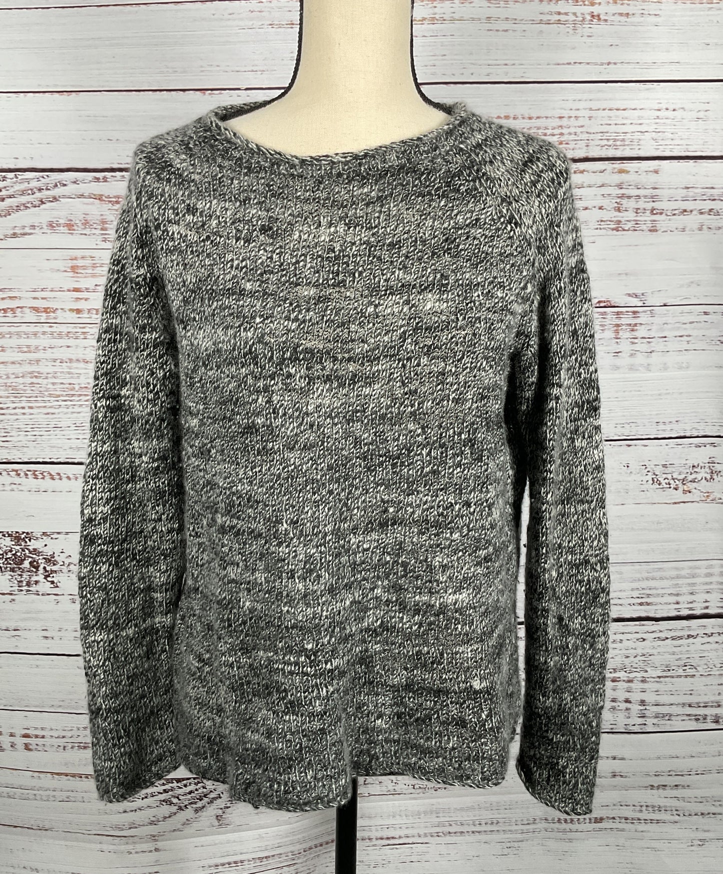 The Elder Statesman Cashmere Knit Sweater Gray XS