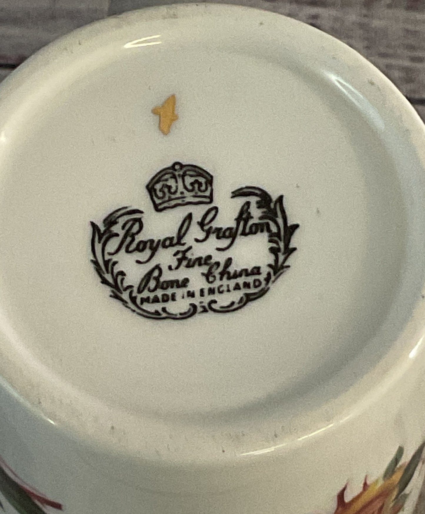 Royal Grafton Bone China Rose Demitasse Cup & Saucer Multicolor