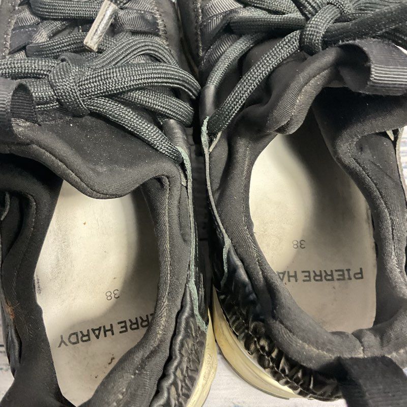 Pierre Hardy Trek Comet Black & White Sneakers Women's 8.5 US/38 EU
