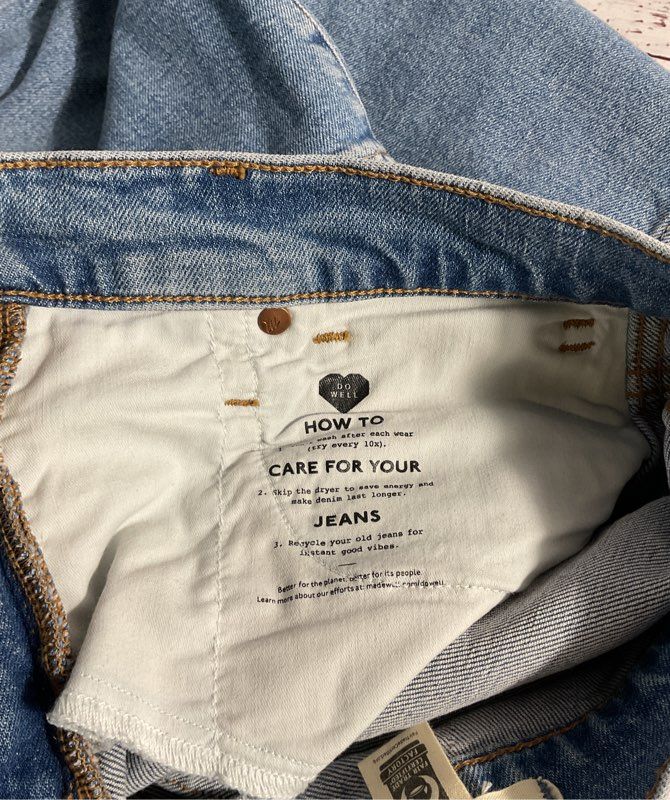 Madewell 11" High-Rise Flare Jeans Women's Size 25 Blue