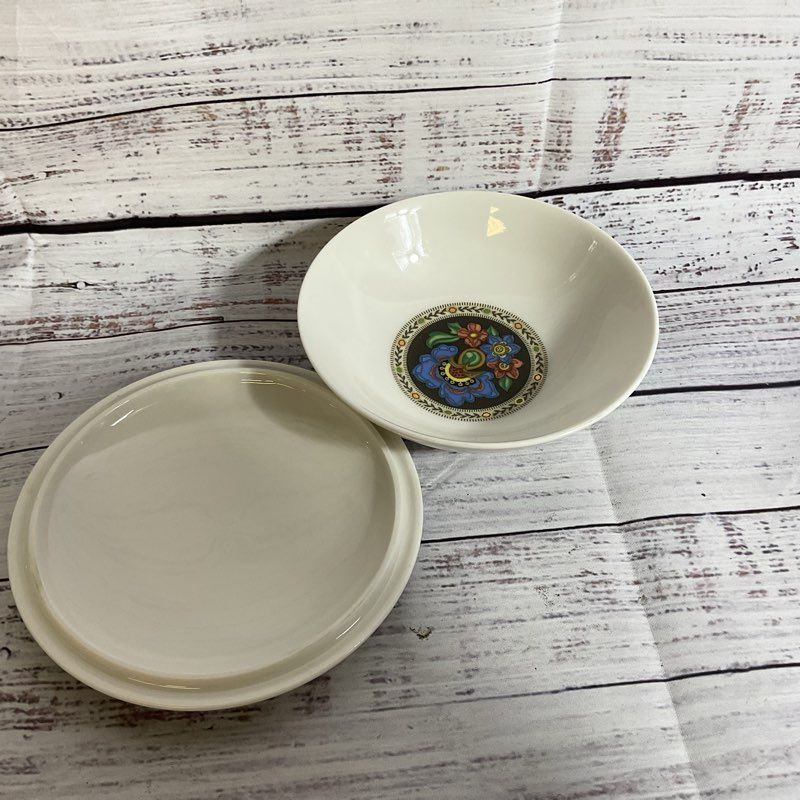 VTG. ROSENTHAL Classic Nina Campbell Pearl China Bowl w/ Lid - 5"