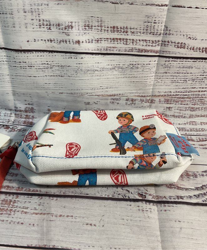 New Rare Medicom Toy Chucky " Child's Play Travel Bag White Small