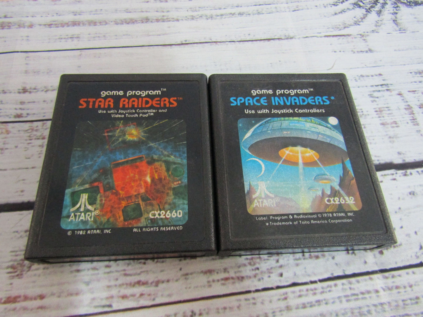 Lot of 7 Atari 2600 Space Invaders Star Raider Missile Command Jungle Hunt