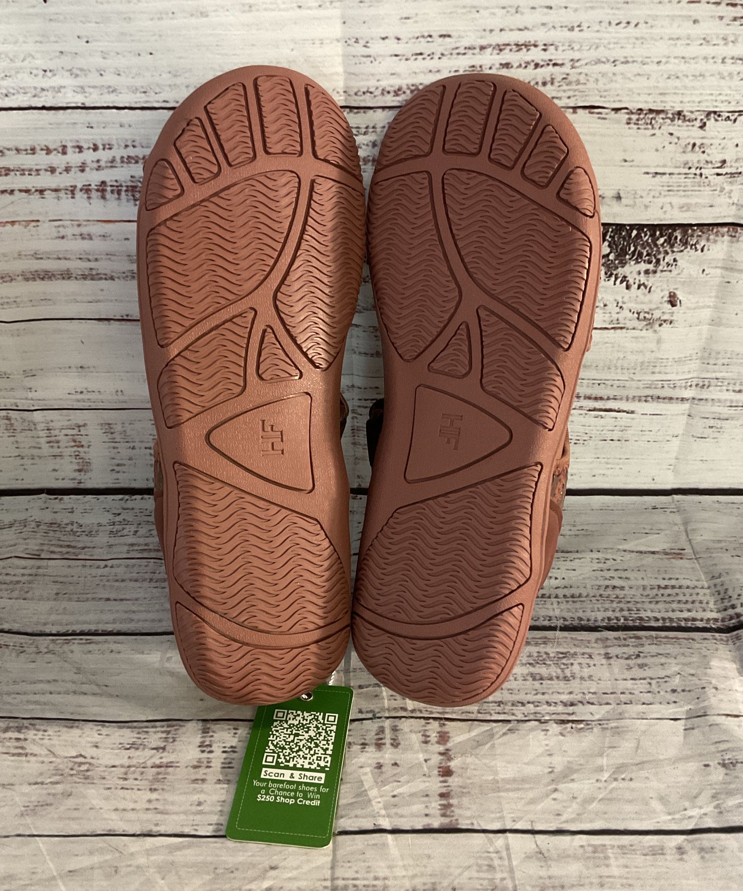 Hike Footwear Baresandals III Ergonomic Footbed Barefoot Sandals Brown 7.5