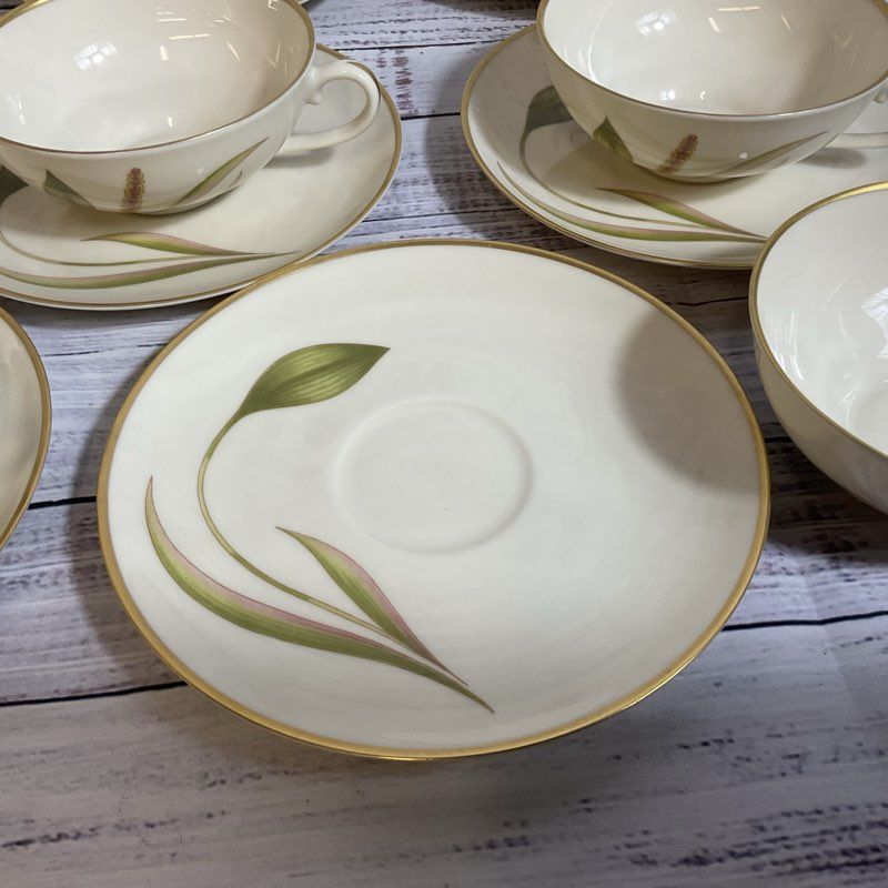 Set of 8 FRANCISCAN "Mesa" Teacups & Saucers