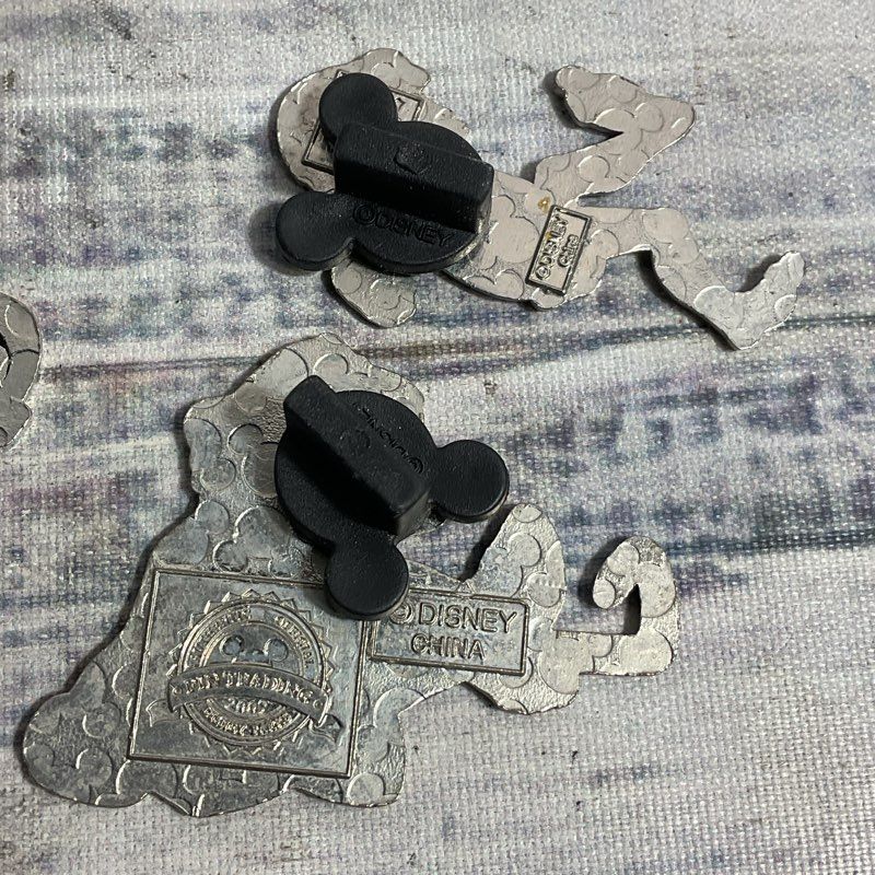 Set Of 6 Disney Collectible Pins DLR Magical Mystery Mowgli Hades Alice Pluto