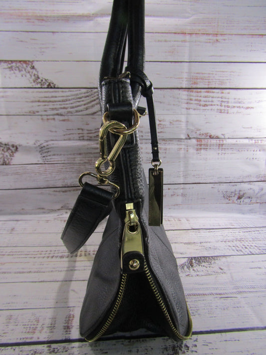 Vince Camuto Women's Black Leather Shoulder Bag