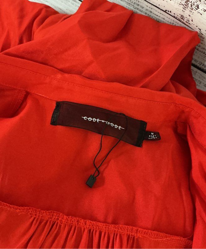 NWOT Women's Code Mode Red Casual Dress Size M