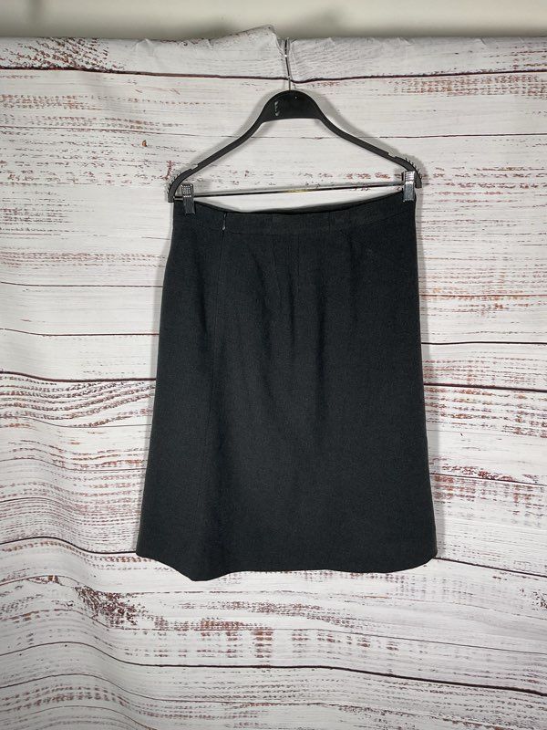 Jill Sander Women's Gray Wool Blend Skirt - Size 42 Made in Italy