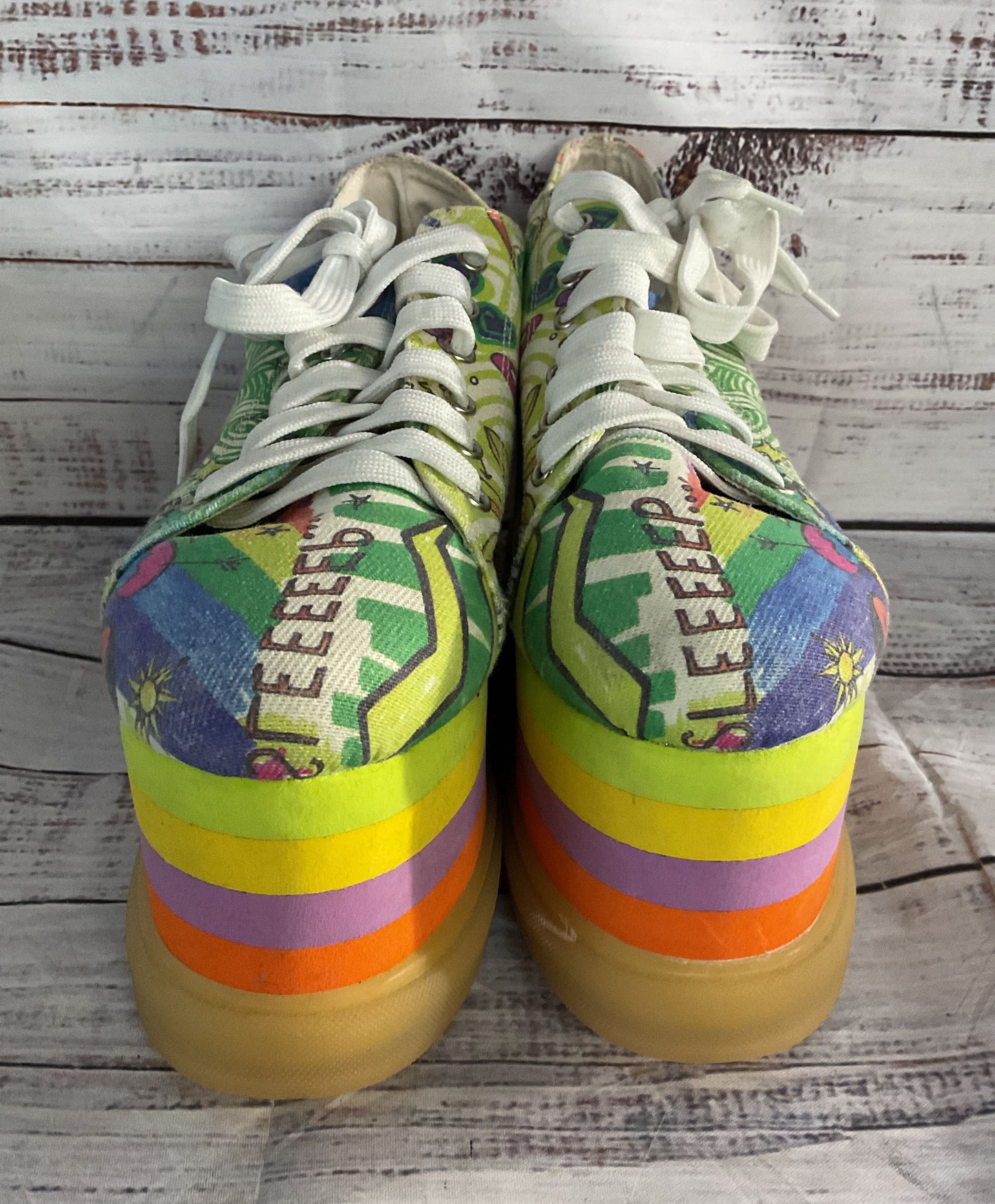 Current Mood Light Up Doodle Platform Shoes Multicolor 9