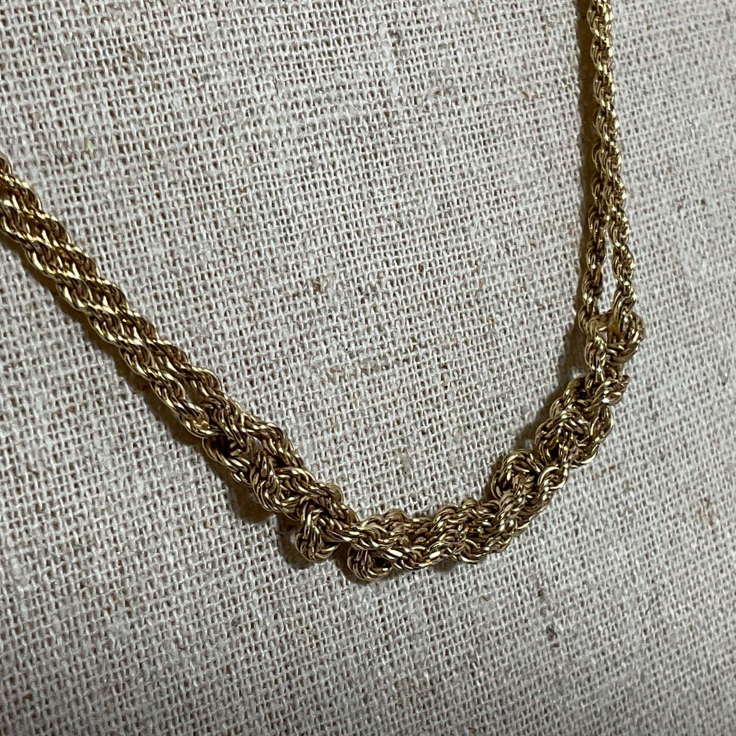 EMANUELE BICOCCHI Gold Plated Over Sterling Double Strand Rope Necklace- 16.71g