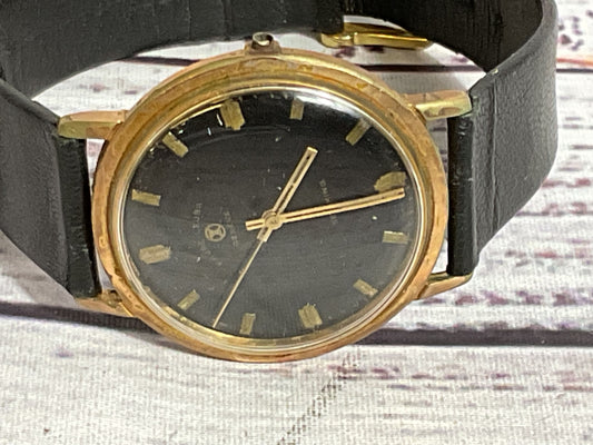 VTG. FAVRE-LEUBA Gold Plated Winding Watch (MISSING CROWN)