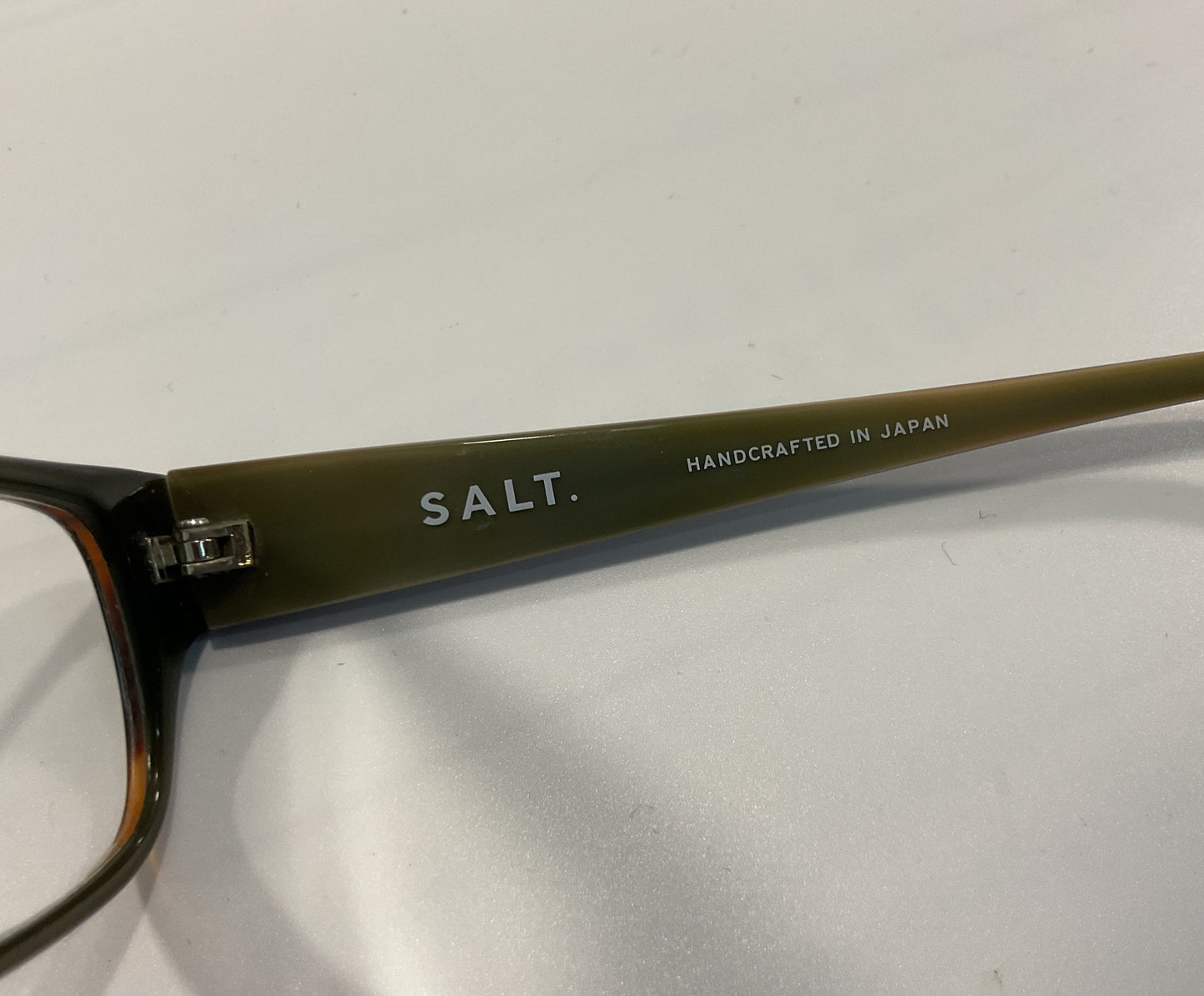 Salt Dirk Women's Brown Rectangular Eyeglasses Frame Handcrafted in Japan