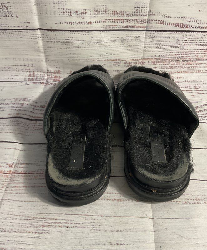Marni Black Slide Sandal Women 9.5-10