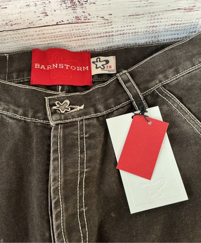 NWT Women's Barnstorm Black Jeans Size 28 Retail $285