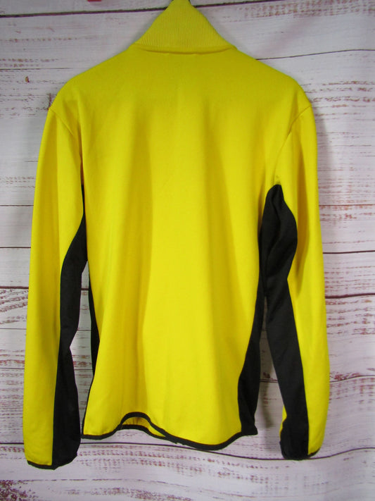 Adidas Firebird Men's Yellow & Black Full Zip Jacket Size S