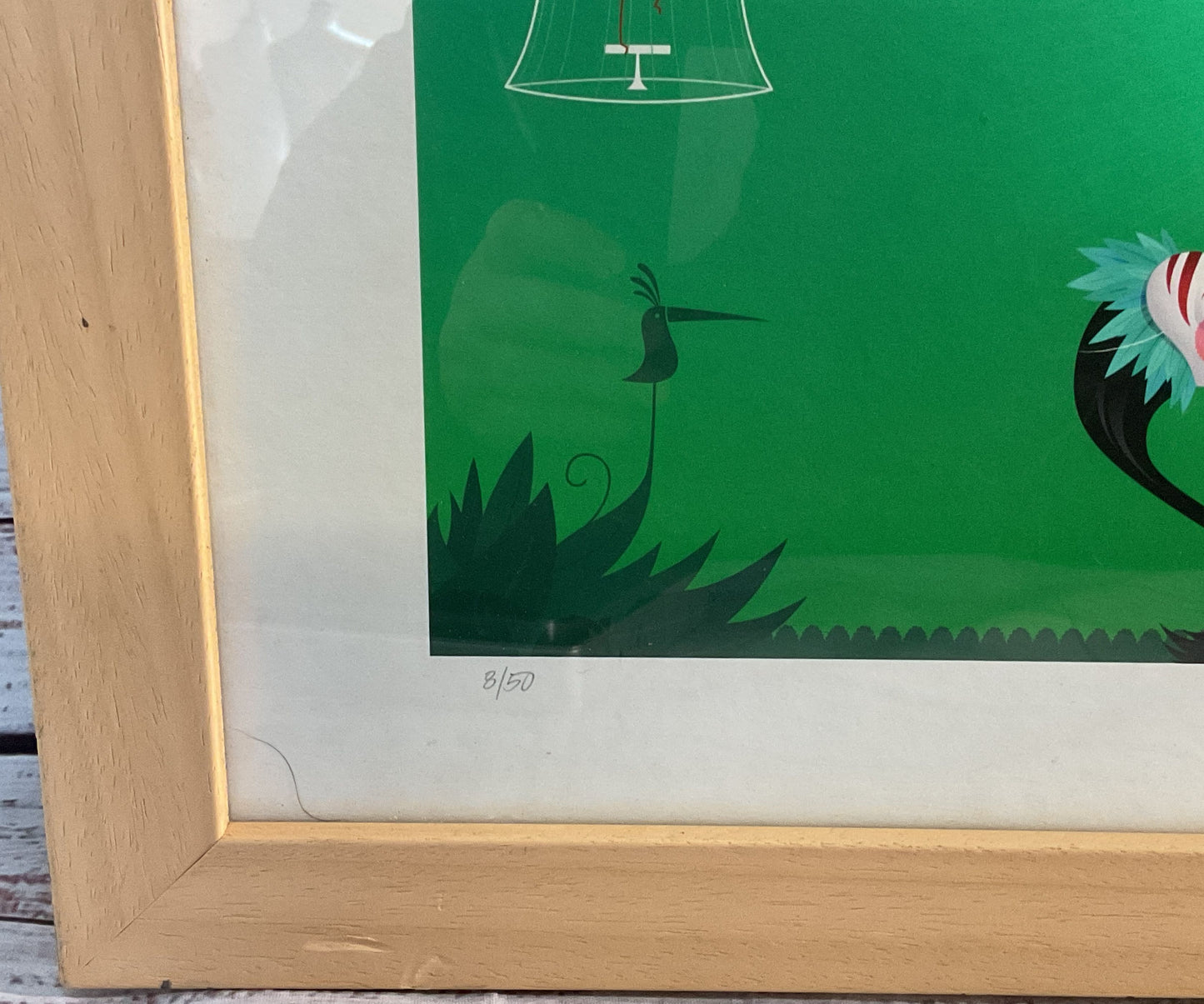 The Birdman from Gargantua Framed Print by Signed Christopher Lee