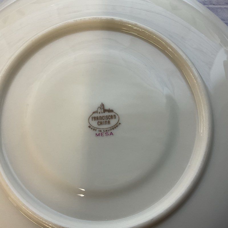 Set of 8 FRANCISCAN "Mesa" Teacups & Saucers
