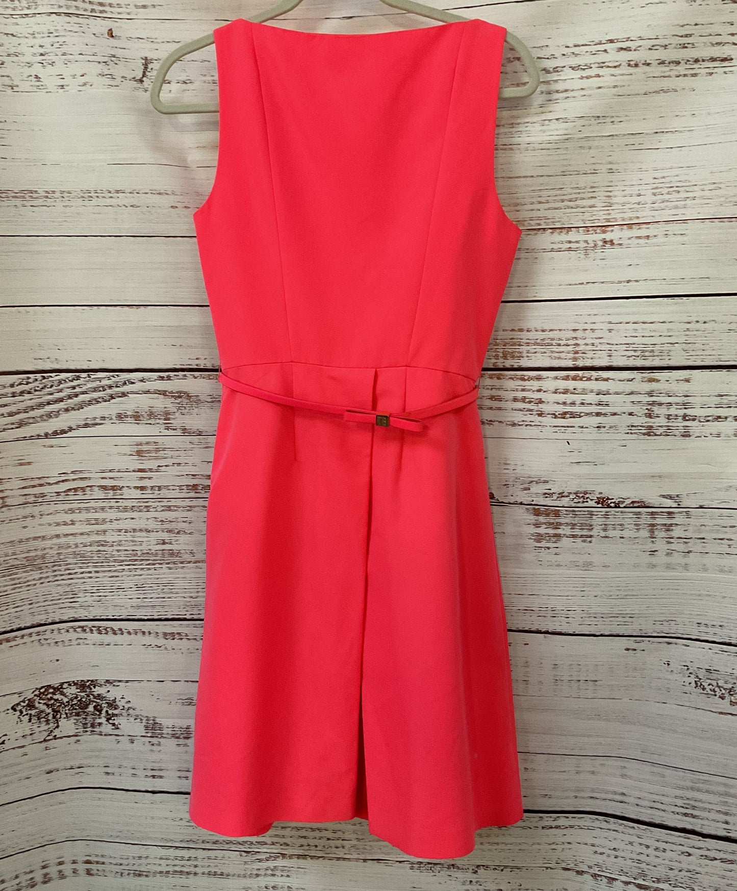 Ted Baker Halina Women's Sleeveless Pink Belted Dress Size M