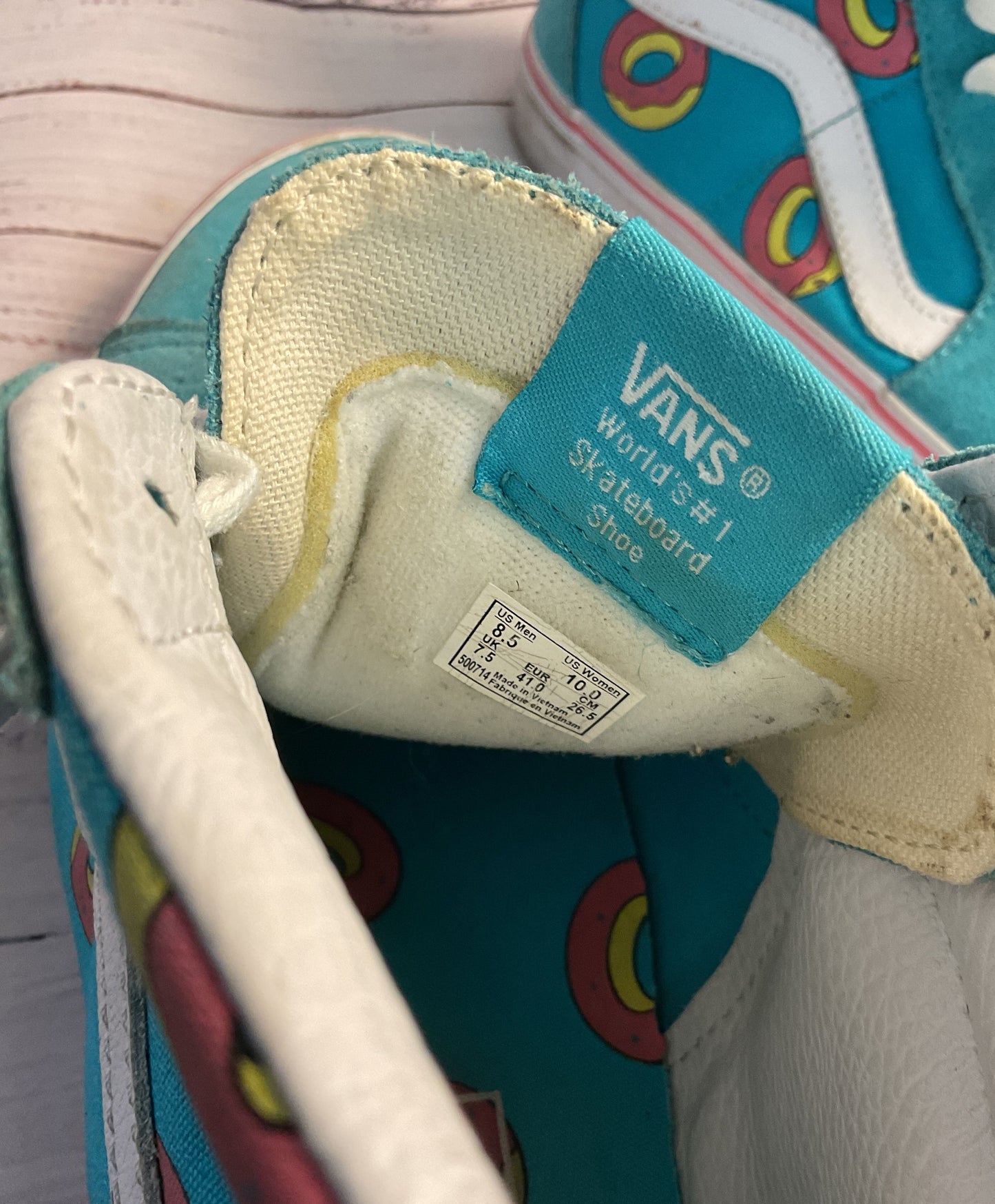 VANS Sk8-Hi Odd Future Donut Sneaker Unisex Adults Men 8.5 Women's Size 10