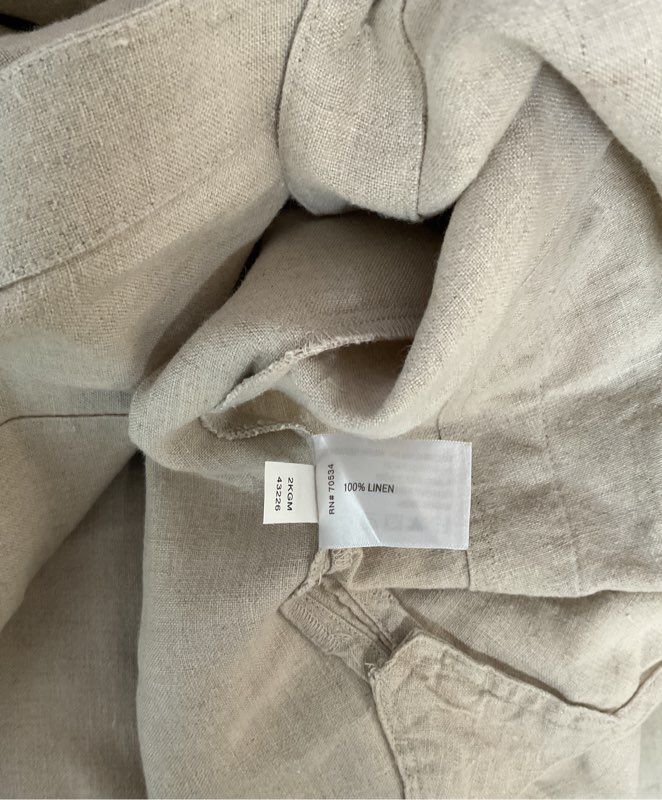 Women's Orvis Khaki Linen Jacket Size XL