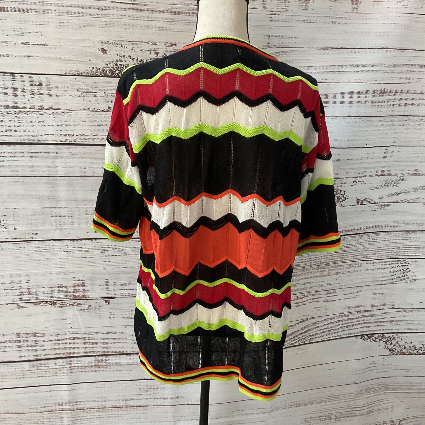 Missoni Multicolor Zig Zag Stripe Knit Sweater - Size 6US IT42