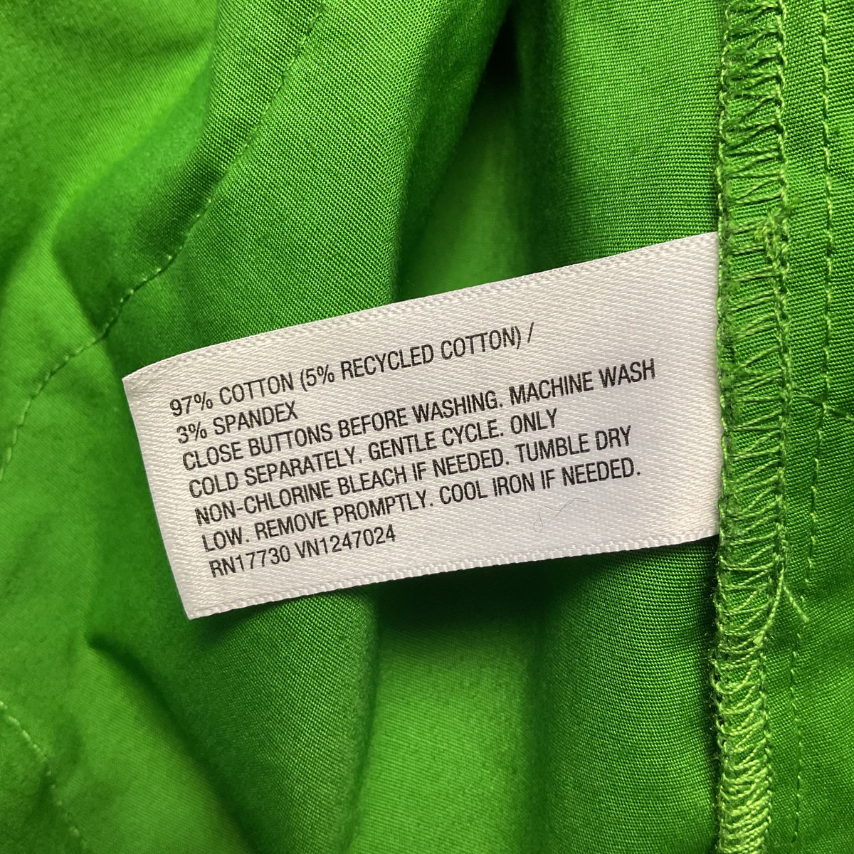 Kate Spade Green Ribbon Short Sleeve Button Front Midi Dress - Size XS