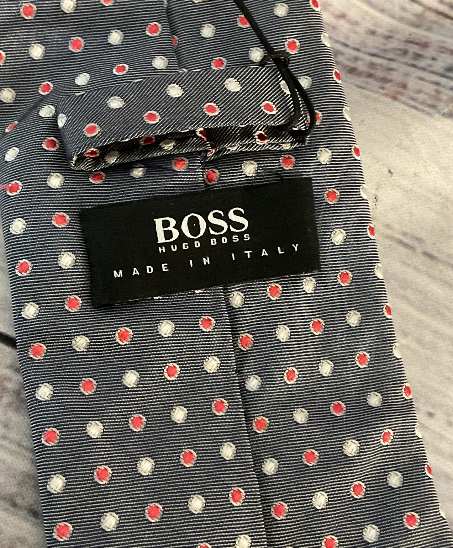 Boss Hugo Boss Dotted Silk Tie Multicolor