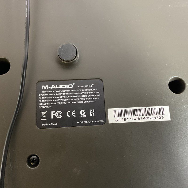 M-AUDIO Axiom Air 25 Key MIDI Controller (NO POWER CORD)