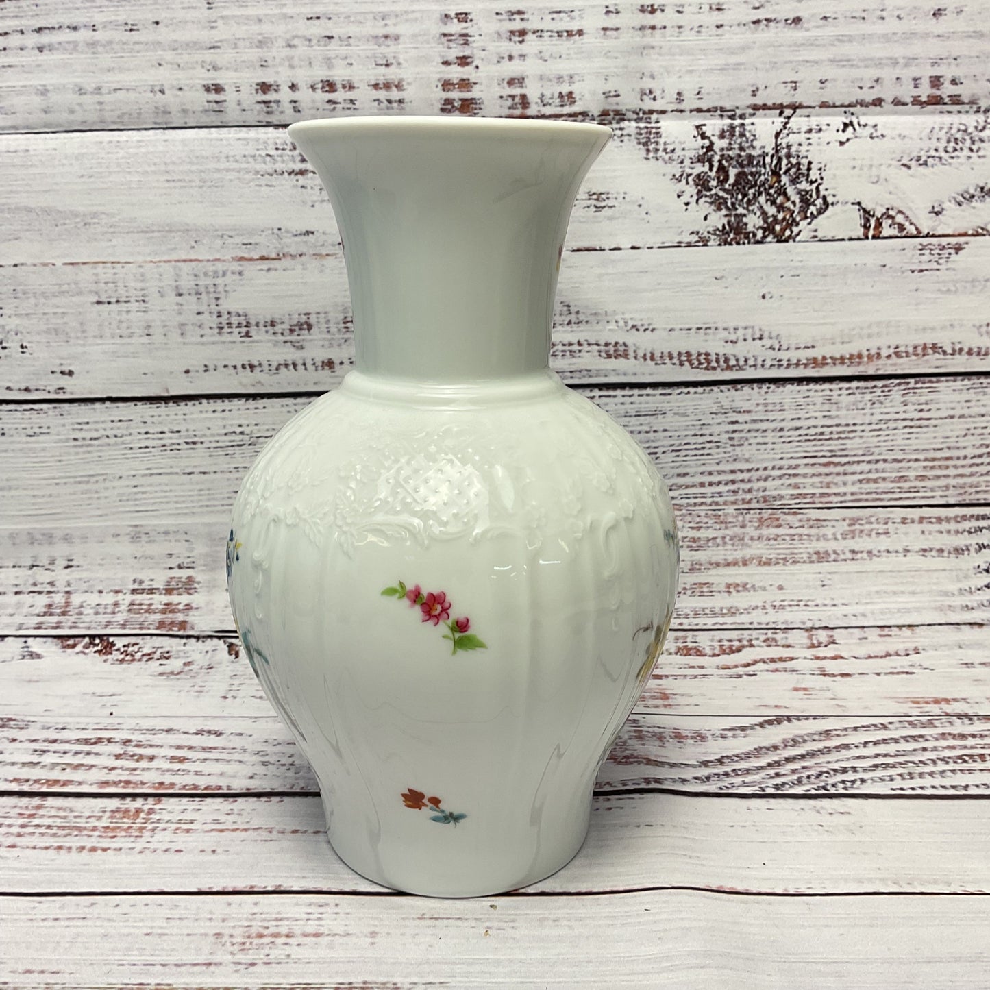 Kaiser Golden Crown E&r Residenz Floral Print Ceramic Vase 8"