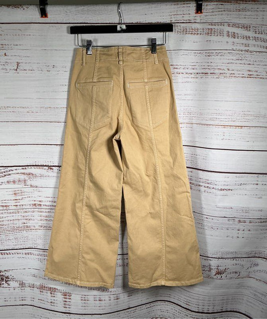 Women's Maeve Tan Wide Leg Pants Size 27 Excellent Condition!