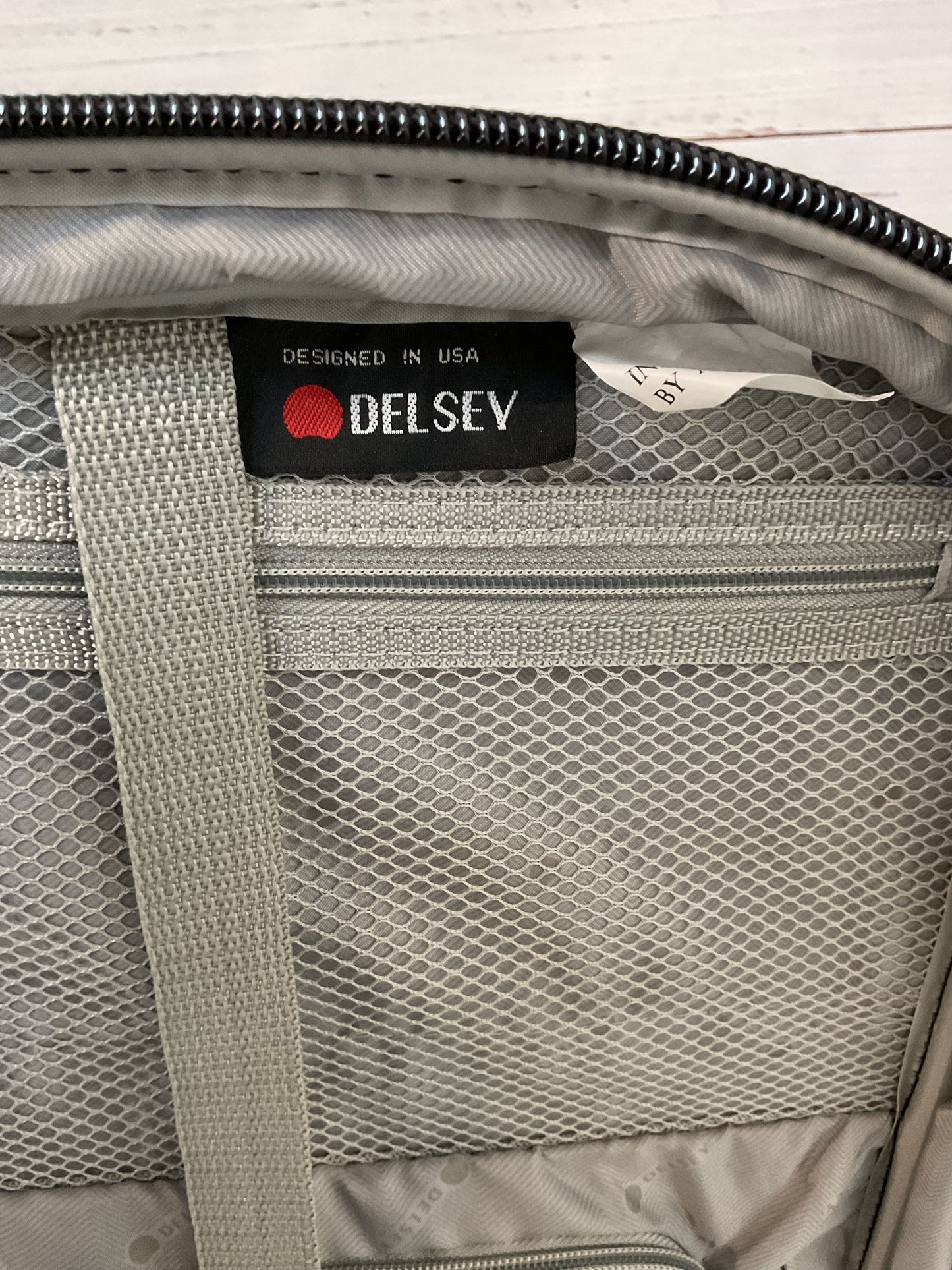 Delsey Lightweight Black Carry On Luggage 14x23x10