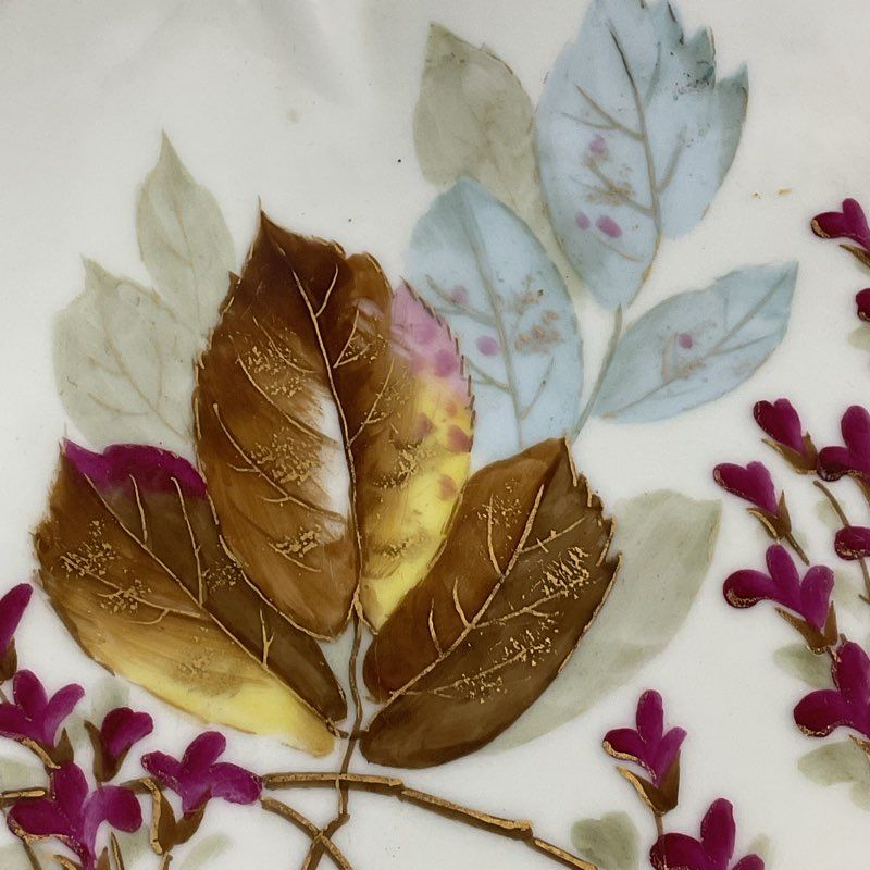 VTG. Karslbad H & Co. Floral Scalloped Edge Porcelain Plate 5 of 65
