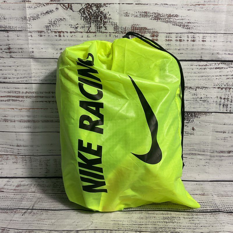 Nike Racing Cleats Light Gray Athletic Shoe Women 11 w/ Bag