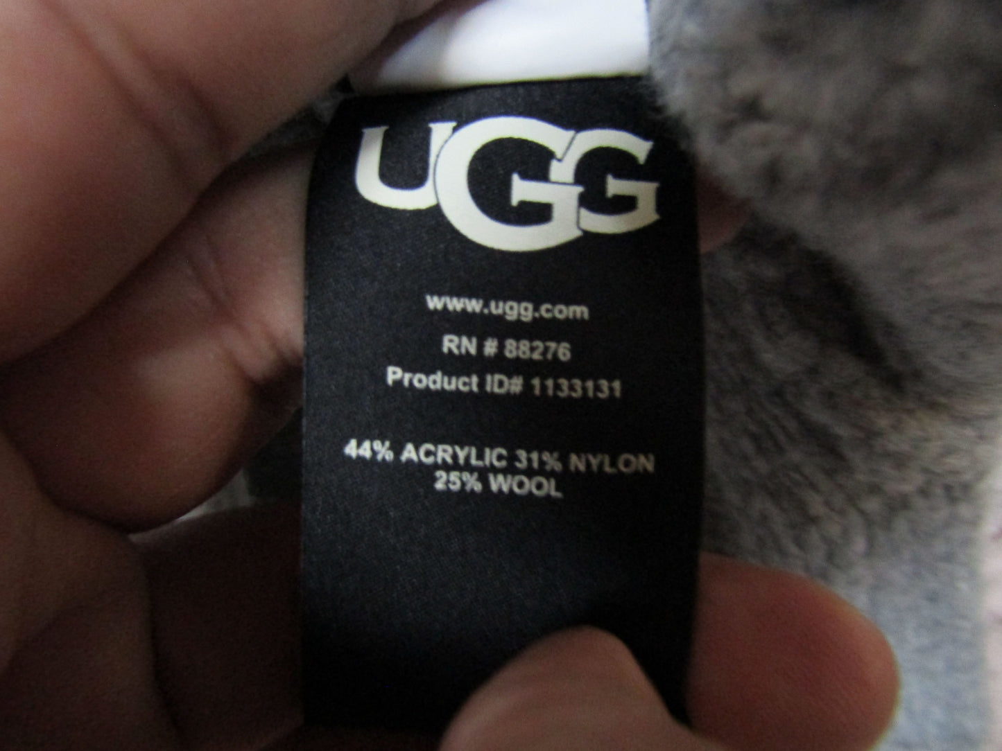 UGG Raelee Women's Gray Cable Knit Wool Blend Sweater Size M