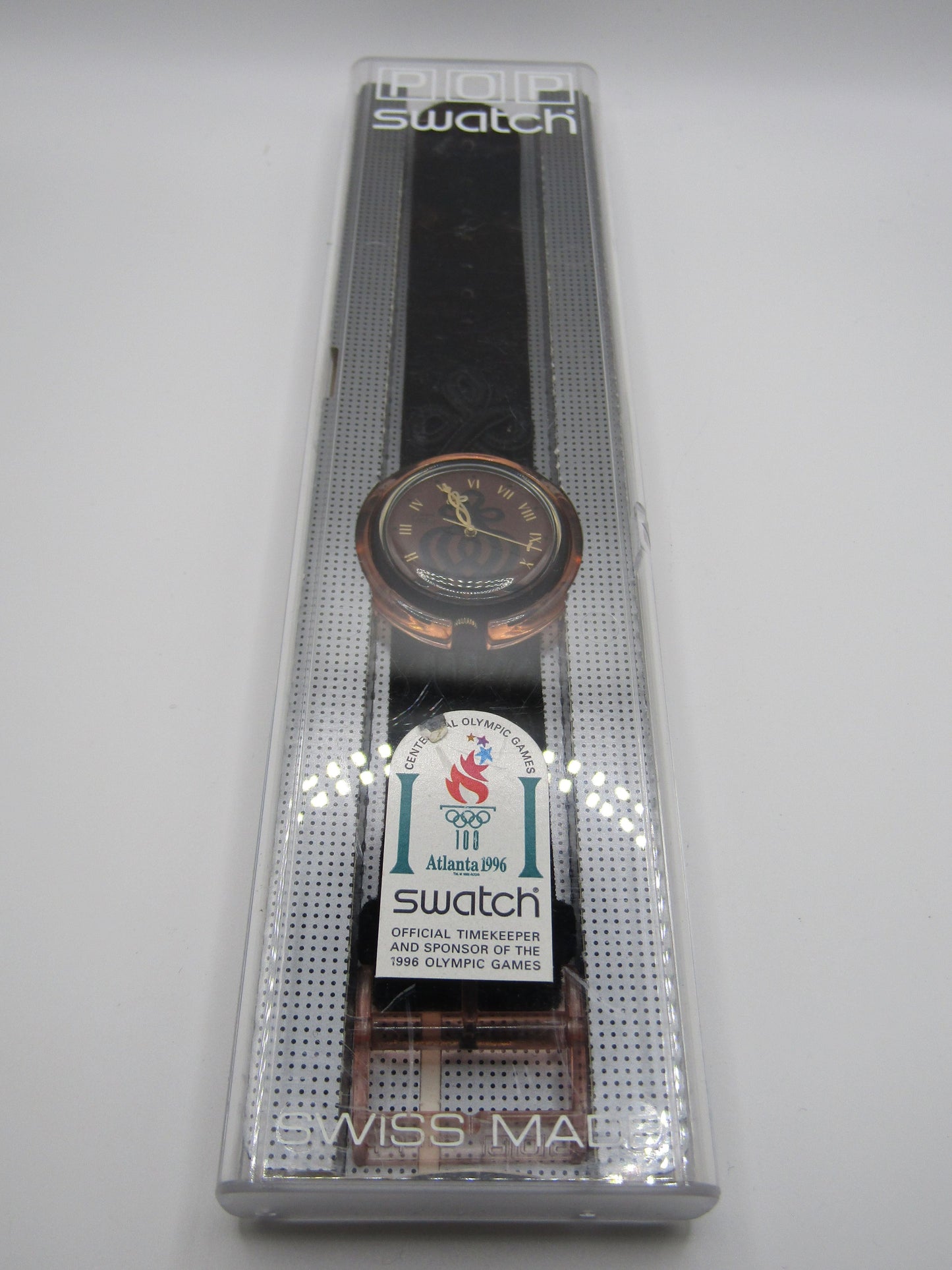 Vintage 1995 Swatch Midi Pop Smooth Velvet Quartz Watch PMB102