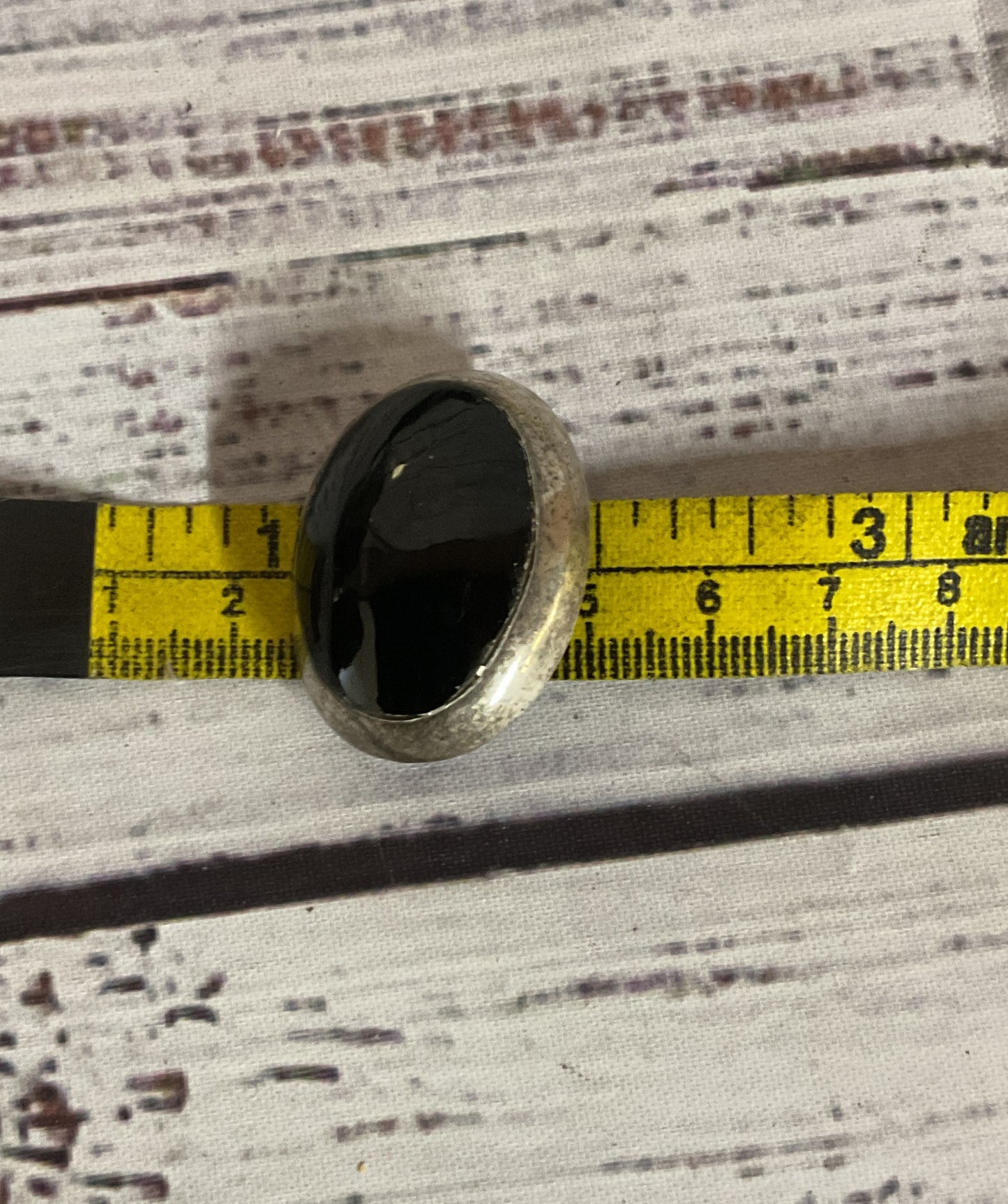 Unbranded Sterling Silver Vintage Brooch with Black Onyx