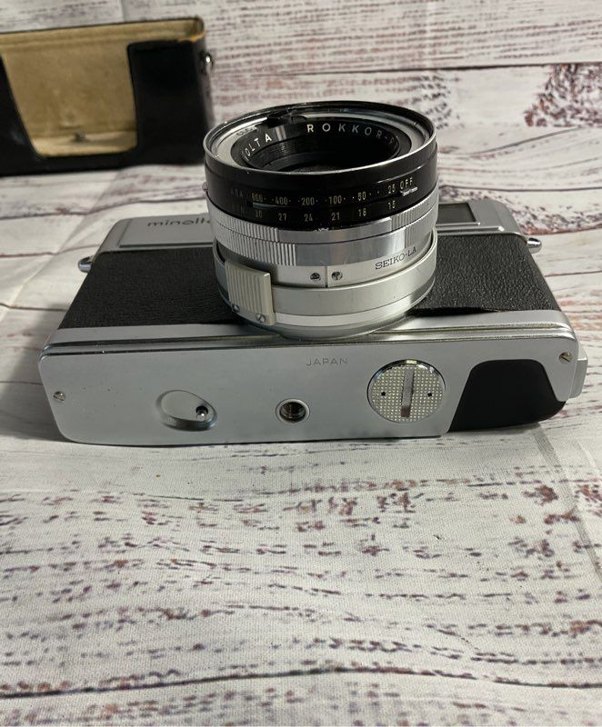 MINOLTA Hi-Matic 7s Rangefinder 45mm f/1.8 CLC Film Camera JAPAN FOR PARTS