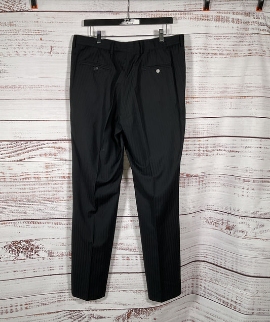 Dior Men's Formal Stripe Dress Pants Black 56