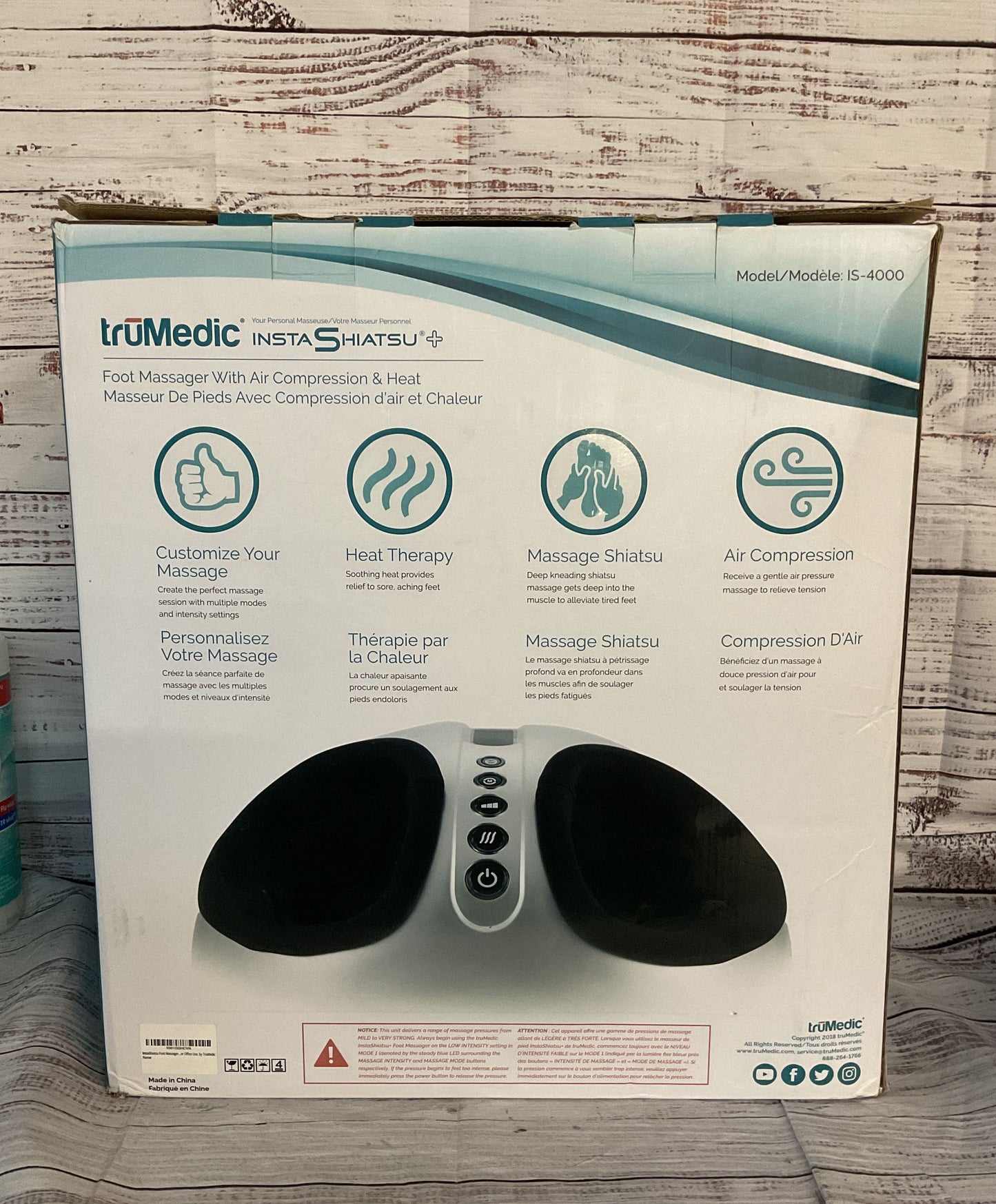 TruMedic Insta Shiatsu IS-4000 Foot Massager