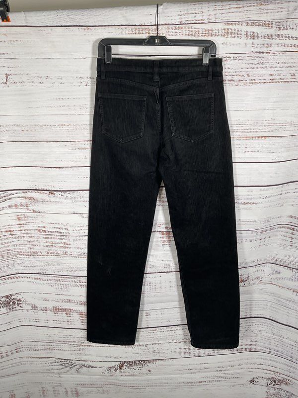 Women's Massimo Dutti Cotton Blend Black Pants Size 4 US/ EU 36 Made in Turkey