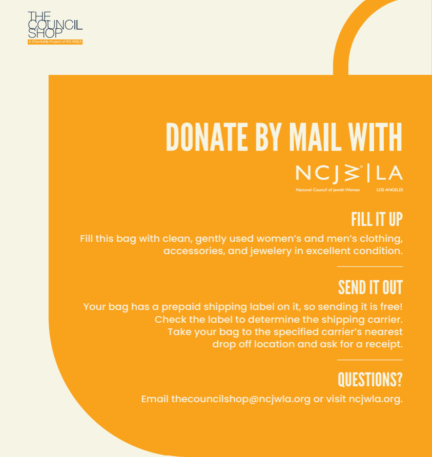 Donate by Mail - Prepaid Bag