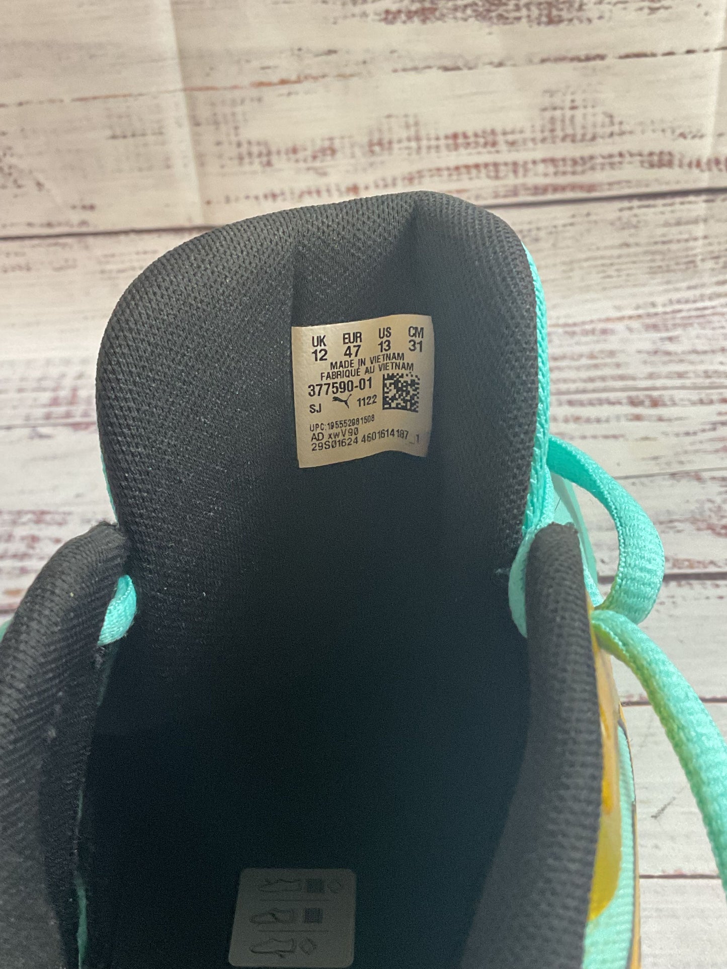 Puma LaMelo Ball MB.02 Aqua Sneaker Shoe Men 13