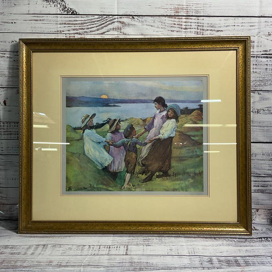 Ring a Ring o Roses by Elizabeth Forbes Framed Impressionist Print
